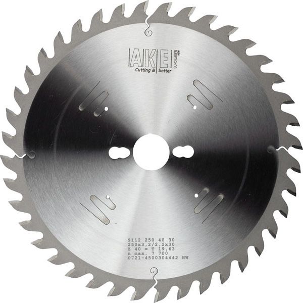 MTR-43 Cirkelzaagblad Hout 250 X 3,2/2,2 Z= 48 W Neg.